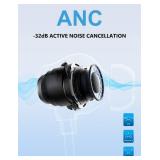 Rythflo Active Noise Cancelling Headphones, Wireless V5.3 Bluetooth Headphones with 3 AI Mics ENC, in-Ear Magnetic Neckband Earbuds 60Hrs Playtime,IPX6 Sweatproof ANC Headsets for Travel Home Office - Rythflo Active Noise Cancelling Headphones, Wireless V5.3 Bluetooth Headphones with 3 AI Mics ENC, in-Ear Magnetic Neckband Earbuds 60Hrs Playtime,IPX6 Sweatproof ANC Headsets for Travel Home Office -