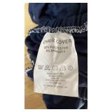 Navy Blue Stretch Chair Cover - Retail: $12 Navy Blue Stretch Chair Cover - Retail: $12