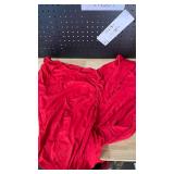 Bright Red Silk Evening Dress size large  - Retail: $75 Bright Red Silk Evening Dress size large  - Retail: $75