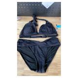 Yonique Black Two-Piece Swimsuit size XS  - Retail: $15 Yonique Black Two-Piece Swimsuit size XS  - Retail: $15