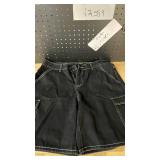 Black Cargo Shorts with Contrast Stitching size unknown  - Retail: $12 Black Cargo Shorts with Contrast Stitching size unknown  - Retail: $12