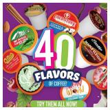 Two Rivers Coffee Pods Compatible with K Cup Brewers Including 2.0, Assorted Flavored Coffee 100 Count - Retail: $45 Two Rivers Coffee Pods Compatible with K Cup Brewers Including 2.0, Assorted Flavored Coffee 100 Count - Retail: $45