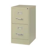 Hirsh 22  Deep 2 Drawer Letter Width Vertical File Cabinet  Commercial Grade  Putty - Retail: $356 Hirsh 22  Deep 2 Drawer Letter Width Vertical File Cabinet  Commercial Grade  Putty - Retail: $356