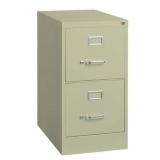 Hirsh 22  Deep 2 Drawer Letter Width Vertical File Cabinet  Commercial Grade  Putty - Retail: $356 Hirsh 22  Deep 2 Drawer Letter Width Vertical File Cabinet  Commercial Grade  Putty - Retail: $356