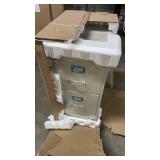 Hirsh 22  Deep 2 Drawer Letter Width Vertical File Cabinet  Commercial Grade  Putty - Retail: $356 Hirsh 22  Deep 2 Drawer Letter Width Vertical File Cabinet  Commercial Grade  Putty - Retail: $356