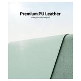 YSAGi Leather Desk Protector, Office Mat, Large Mouse Mat, Non-Slip PU Leather Blotter, Laptop Pad, Waterproof Writing Pad for Office and Home (Pale Green, 23.6\ x 13.8\in) - Retail: $10in YSAGi Leather Desk Protector, Office Mat, Large Mouse Mat, Non-Slip PU Leather Blotter, Laptop Pad, Waterproof Writing Pad for Office and Home (Pale Green, 23.6\ x 13.8\in) - Retail: $10in