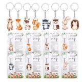 Landical 50 Sets Baby Shower Party Favors Animal Keychains Thank You Card Decorations for Gender Reveal Guest Gift, 8 Styles(Woodland) - Retail: $24 Landical 50 Sets Baby Shower Party Favors Animal Keychains Thank You Card Decorations for Gender Reveal Guest Gift, 8 Styles(Woodland) - Retail: $24