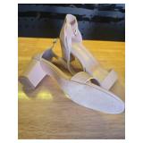 DOBOLIN Heels for Women Dress Shoes Heeled Sandals 2.5-Inch Low Block Chunky Hight Ankle Strap Strappy Open Toe Pumps Comfortable Dressy Wedding Bridal Homecoming Nude Size 7 - Retail: $40 DOBOLIN Heels for Women Dress Shoes Heeled Sandals 2.5-Inch Low Block Chunky Hight Ankle Strap Strappy Open Toe Pumps Comfortable Dressy Wedding Bridal Homecoming Nude Size 7 - Retail: $40