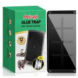 Pelrayt Glue Mouse Traps Indoor for Home, Rat Trap-12 Pack, Large Heavy Duty Glue Traps for Safe Home Pest Control. Pre-Scented, Non-Toxic Sticky Boards for Mice, Rats and More. Easy To Use - Retail:  Pelrayt Glue Mouse Traps Indoor for Home, Rat Trap-12 Pack, Large Heavy Duty Glue Traps for Safe Home Pest Control. Pre-Scented, Non-Toxic Sticky Boards for Mice, Rats and More. Easy To Use - Retail: