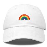 DALIX Rainbow Baseball Cap Womens Hats Cute Hat Soft Cotton Caps in White And Black - Retail: $20 DALIX Rainbow Baseball Cap Womens Hats Cute Hat Soft Cotton Caps in White And Black - Retail: $20