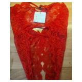 Red Floral Lace Lingerie Medium  - Retail: $15 Red Floral Lace Lingerie Medium  - Retail: $15