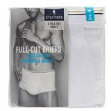 Stafford 6 Pack 100percent Cotton Full-Cut Briefs White (38) - Retail: $15 Stafford 6 Pack 100percent Cotton Full-Cut Briefs White (38) - Retail: $15