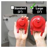 Korky 3060BP Universal Toilet Flapper Replaces Most Large 3-Inch Flappers - Long Lasting Rubber - Easy to Install - Made in USA, Red - Retail: $12 Korky 3060BP Universal Toilet Flapper Replaces Most Large 3-Inch Flappers - Long Lasting Rubber - Easy to Install - Made in USA, Red - Retail: $12