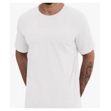Classic White Crew Neck T-Shirt 4 Pack Small - Retail: $15 Classic White Crew Neck T-Shirt 4 Pack Small - Retail: $15