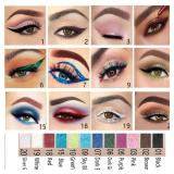 evpct 12Pcs Green Blue White Black Brown Purple Color Gel Glitter Eyeliner Pencils Set for Women Waterline Waterproof Smudge Proof lapiz de ojos delineador de ojos contra el agua Eye Liner Makeup 1-5  evpct 12Pcs Green Blue White Black Brown Purple Color Gel Glitter Eyeliner Pencils Set for Women Waterline Waterproof Smudge Proof lapiz de ojos delineador de ojos contra el agua Eye Liner Makeup 1-5