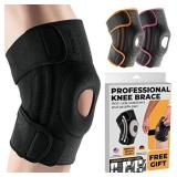 DR. BRACE ELITE Knee Brace with Side Stabilizers and Patella Gel Pads for Maximum Knee Pain Support and fast recovery for men and women-Please Check How To Size Video (Pluto, Large) - Retail: $28 DR. BRACE ELITE Knee Brace with Side Stabilizers and Patella Gel Pads for Maximum Knee Pain Support and fast recovery for men and women-Please Check How To Size Video (Pluto, Large) - Retail: $28