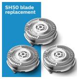 Philips Norelco SH50/52 Shaving Heads, Compatible with Philips Shavers Series 5000 and 6000, Powerful Performance, Self-Sharpening, 3 Pieces, Model SH50/52 Replaces Model HQ9/50, HQ56/50 and RQ11/50 - Philips Norelco SH50/52 Shaving Heads, Compatible with Philips Shavers Series 5000 and 6000, Powerful Performance, Self-Sharpening, 3 Pieces, Model SH50/52 Replaces Model HQ9/50, HQ56/50 and RQ11/50 -
