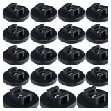 Yookeer 15 Pieces Magnetic Cable Clips Zip Tie Mount Base Black Magnetic Wire Holder Multipurpose Cable Ties Management Base Electrical Supplies for Wire(43 mm) - Retail: $28 Yookeer 15 Pieces Magnetic Cable Clips Zip Tie Mount Base Black Magnetic Wire Holder Multipurpose Cable Ties Management Base Electrical Supplies for Wire(43 mm) - Retail: $28