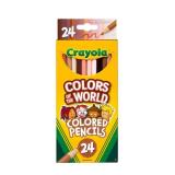 Crayola Colors of the World Colored Pencil Set (24ct), Skin Tone Colored Pencils for Kids, Coloring Book Pencils, Gifts for Kids - Retail: $5 Crayola Colors of the World Colored Pencil Set (24ct), Skin Tone Colored Pencils for Kids, Coloring Book Pencils, Gifts for Kids - Retail: $5