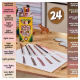 Crayola Colors of the World Colored Pencil Set (24ct), Skin Tone Colored Pencils for Kids, Coloring Book Pencils, Gifts for Kids - Retail: $5 Crayola Colors of the World Colored Pencil Set (24ct), Skin Tone Colored Pencils for Kids, Coloring Book Pencils, Gifts for Kids - Retail: $5