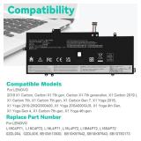 L18C4P71 L18M4P72 Battery for Lenovo Thinkpad X1 Carbon 7th Gen, X1 Carbon 8th Gen,ThinkPad X1 Yoga 4th/5th Gen Series 02DL004 02DL005 02DL006 L18L4P71 SB10K97644 SB10K97642 SB10K97643 SB10T83174 - Re L18C4P71 L18M4P72 Battery for Lenovo Thinkpad X1 Carbon 7th Gen, X1 Carbon 8th Gen,ThinkPad X1 Yoga 4th/5th Gen Series 02DL004 02DL005 02DL006 L18L4P71 SB10K97644 SB10K97642 SB10K97643 SB10T83174 - Re