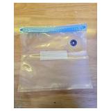 Clear Storage Evidence Bags with Blue Air Valve - Retail: $15 Clear Storage Evidence Bags with Blue Air Valve - Retail: $15