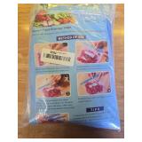 Clear Storage Evidence Bags with Blue Air Valve - Retail: $15 Clear Storage Evidence Bags with Blue Air Valve - Retail: $15