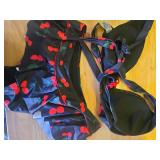 UNBRANDED Black Cherry Print Swim Dress Size 0XL - Retail: $45 UNBRANDED Black Cherry Print Swim Dress Size 0XL - Retail: $45