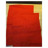 Linen Fabric Placemats Set of 8, Machine Washable, Heat Resistant, Wrinkle Free, Thick Polyester Kitchen Place Mats for Dining Table (Red) 13\x18\in - in Linen Fabric Placemats Set of 8, Machine Washable, Heat Resistant, Wrinkle Free, Thick Polyester Kitchen Place Mats for Dining Table (Red) 13\x18\in - in