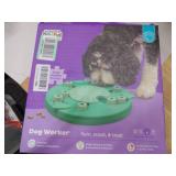 Outward Hound by Nina Ottosson Dog Worker Treat Puzzle Enrichment Toy, Level 3 Advanced, Green - Retail: $17 Outward Hound by Nina Ottosson Dog Worker Treat Puzzle Enrichment Toy, Level 3 Advanced, Green - Retail: $17