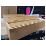 Greatseas Silverware Bamboo Drawer Organizer Tray, 4 PCS Kitchen Drawer Organizer Storage for Utensil Cutlery, Bathroom, Office Desk, Makeup Greatseas Silverware Bamboo Drawer Organizer Tray, 4 PCS Kitchen Drawer Organizer Storage for Utensil Cutlery, Bathroom, Office Desk, Makeup