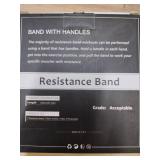Resistance Bands with Handles, Single Resistance Bands, Exercise Bands with Handles, for Resistance Training, Physical Therapy, Home Workouts, Fitness, Pilates, Boxing Strength Training (10lbs) - Reta Resistance Bands with Handles, Single Resistance Bands, Exercise Bands with Handles, for Resistance Training, Physical Therapy, Home Workouts, Fitness, Pilates, Boxing Strength Training (10lbs) - Reta