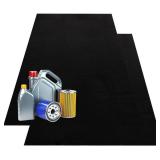 Yesland Garage Floor Mat (2 Pack), 48 x 36 Inch Oil Spill Protector, Waterproof Rubber Backing, Black, Absorbent for Cars, Motorcycles, Stains Yesland Garage Floor Mat (2 Pack), 48 x 36 Inch Oil Spill Protector, Waterproof Rubber Backing, Black, Absorbent for Cars, Motorcycles, Stains