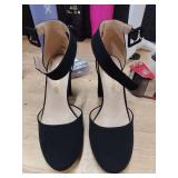 Dreams pairs black velvet heels size 5.5  - Dreams pairs black velvet heels size 5.5  -