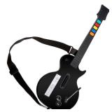 NBCP Wireless Guitar Controller for Nintendo Wii  Compatible with Guitar Hero and Rock Band 2 Games  Includes Adjustable Strap  Black - Retail: $69 NBCP Wireless Guitar Controller for Nintendo Wii  Compatible with Guitar Hero and Rock Band 2 Games  Includes Adjustable Strap  Black - Retail: $69