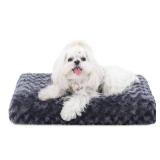 KSIIA Washable Dog Bed Deluxe Plush Dog Crate Beds Comfy Kennel Pad Anti-Slip Pet Sleeping Mat for Large, Jumbo, Medium, Small Dogs Breeds, 21 x 13in, Dark Grey - Retail: $16 KSIIA Washable Dog Bed Deluxe Plush Dog Crate Beds Comfy Kennel Pad Anti-Slip Pet Sleeping Mat for Large, Jumbo, Medium, Small Dogs Breeds, 21 x 13in, Dark Grey - Retail: $16