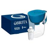 Brita Large Water Filter Pitcher for Tap and Drinking Water with SmartLight Change Indicator, Includes 1 Standard Filter, BPA-Free, Lasts 2 Months, 10-Cup Capacity, Teal - Retail: $40 Brita Large Water Filter Pitcher for Tap and Drinking Water with SmartLight Change Indicator, Includes 1 Standard Filter, BPA-Free, Lasts 2 Months, 10-Cup Capacity, Teal - Retail: $40