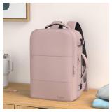 Taygeer Laptop Backpack for Women, Large Travel Backpack with 17.3 inch Laptop Compartment, TSA Friendly 40l Carry On Mochila, Daypack Business Computer Bag for Office Work Travel Essentials, Pink - R Taygeer Laptop Backpack for Women, Large Travel Backpack with 17.3 inch Laptop Compartment, TSA Friendly 40l Carry On Mochila, Daypack Business Computer Bag for Office Work Travel Essentials, Pink - R
