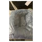 Round Grey Plush small dog bed - Retail: $45 Round Grey Plush small dog bed - Retail: $45