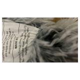 Grey Small Fur Donut Bed Grey Small Fur Donut Bed
