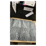 Plush Chenille Bath Mat - Gray - Retail: $12 Plush Chenille Bath Mat - Gray - Retail: $12