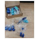 Blue Ball Cake Topper Decorations Blue Ball Cake Topper Decorations