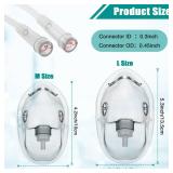 Geiserailie 2 PCS M/L Oxygen Mask with 6.6 Ft Tubing and Adjustable Elastic Strap, Adult Oxygen Mask with Tubing, Transparent Masks for Face Adult - Retail: $8 Geiserailie 2 PCS M/L Oxygen Mask with 6.6 Ft Tubing and Adjustable Elastic Strap, Adult Oxygen Mask with Tubing, Transparent Masks for Face Adult - Retail: $8