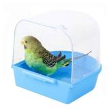 kathson Bird Cage Bath Parakeet Bathing Tube for Budgie Conure Parakeet Finch Canary Cockatiel Parrot Lovebird (Random Color) - Retail: $9 kathson Bird Cage Bath Parakeet Bathing Tube for Budgie Conure Parakeet Finch Canary Cockatiel Parrot Lovebird (Random Color) - Retail: $9
