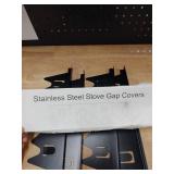 Stainless Steel Stove Gap Covers - Black - Retail: $15 Stainless Steel Stove Gap Covers - Black - Retail: $15