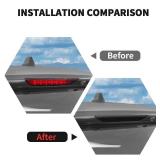 RT-TCZ Smoked Black Third 3rd Brake Light Cover High Mount Stop Lamp Cover Trim Exterior Accessories for Jeep Grand Cherokee 2011-2022,for Dodge Durango 2014-2020,for Jeep Compass 2011-2016 - Retail:  RT-TCZ Smoked Black Third 3rd Brake Light Cover High Mount Stop Lamp Cover Trim Exterior Accessories for Jeep Grand Cherokee 2011-2022,for Dodge Durango 2014-2020,for Jeep Compass 2011-2016 - Retail:
