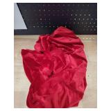 Ladies red velvet feeling dress size M - Ladies red velvet feeling dress size M -