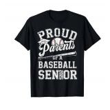 Proud Parents Of A 2025 Senior Baseball Graduation Boys Girl T-Shirt L - Retail: $19 Proud Parents Of A 2025 Senior Baseball Graduation Boys Girl T-Shirt L - Retail: $19