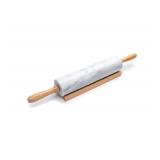 Fox Run Polished Marble Rolling Pin with Wooden Cradle, 10-Inch Barrel, White - Retail: $24 Fox Run Polished Marble Rolling Pin with Wooden Cradle, 10-Inch Barrel, White - Retail: $24
