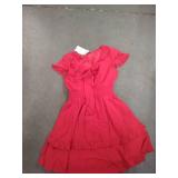 Pretty garden brand ladies red dress size S - Pretty garden brand ladies red dress size S -